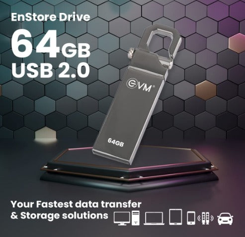 Pendrive 64GB Steel - EVM