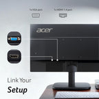 Acer EK220Q J0 21.5 Inch Full HD VA Panel Monitor
