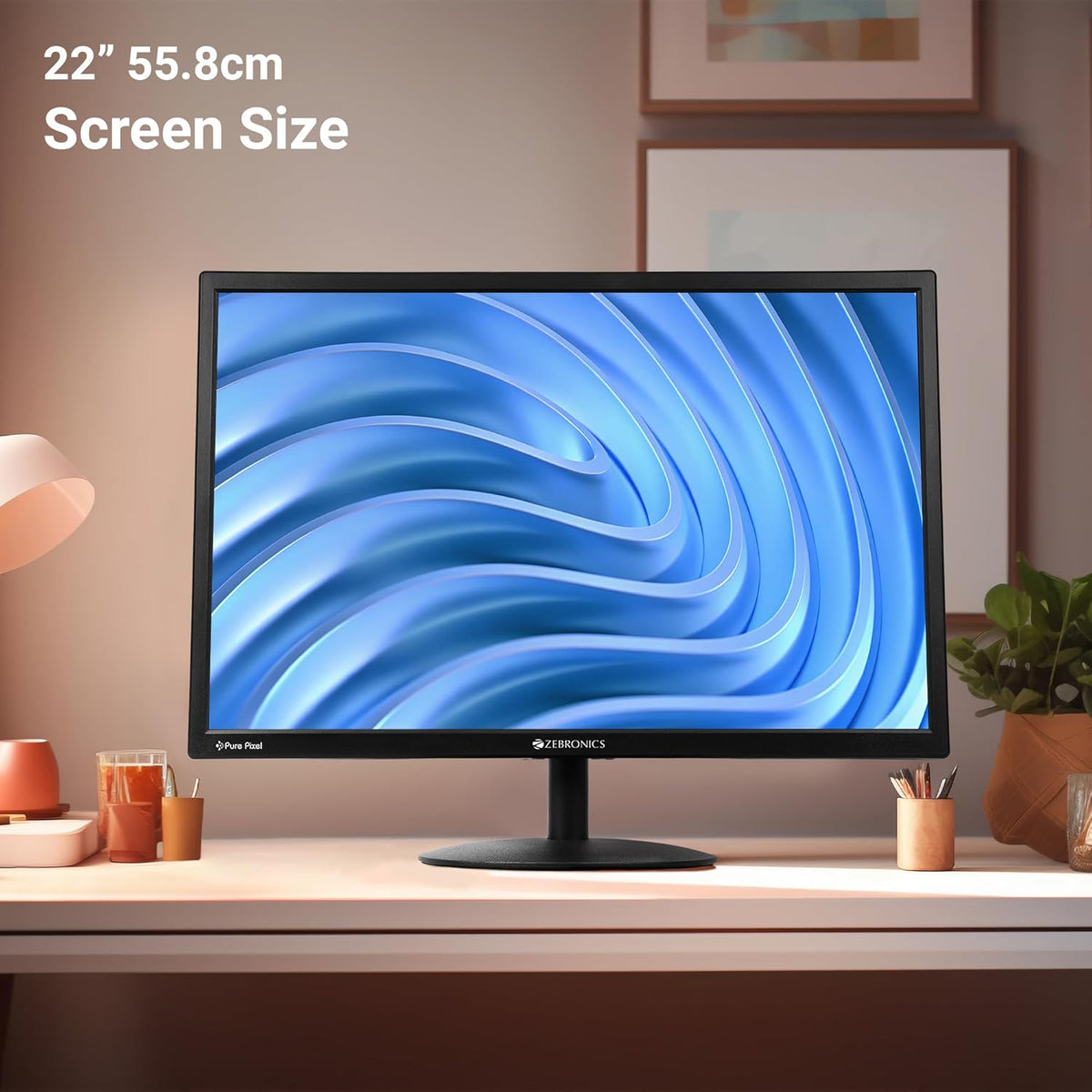 ZEBRONICS  22 Inch 1680×1050 Pixels 60Hz HD+LED