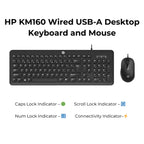 HP KM160 Wired Mouse and Keyboard