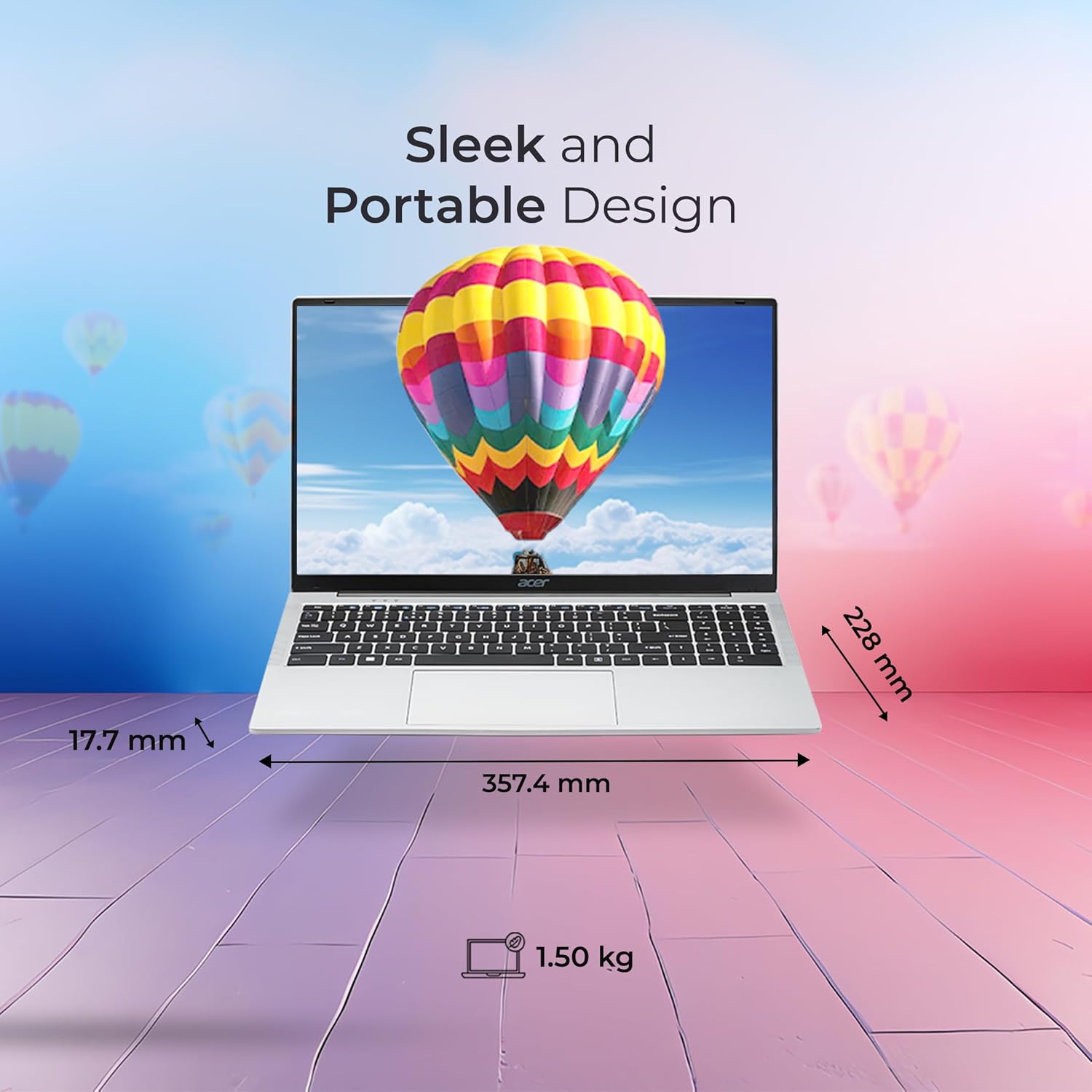 acer Core N4500, 12GB RAM, 512GB SSD, HD, 15.6", Windows 11