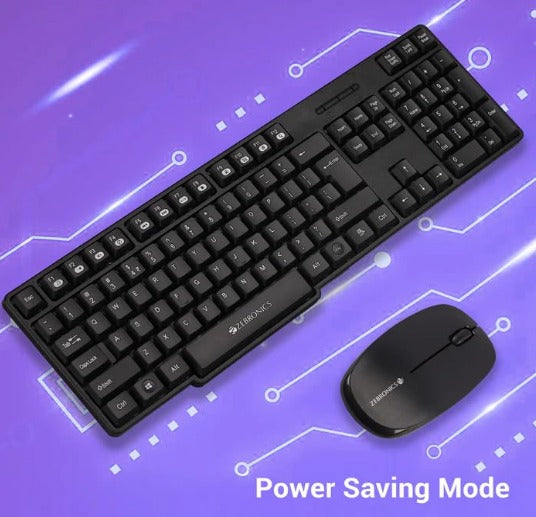 Wireless Keyboard Mouse - Zebronics