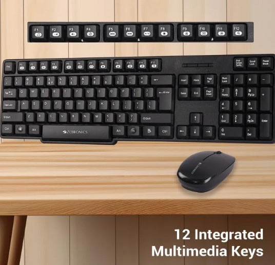 Wireless Keyboard Mouse - Zebronics