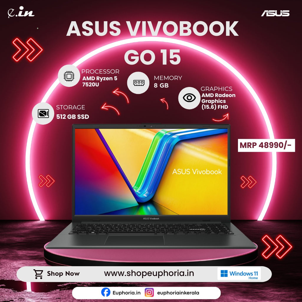 ASUS  Ryzen 5 7520U 8GB/512GB / 15.6 FHD/Windows 11 + MSO